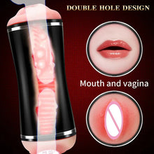 Load image into Gallery viewer, Double Head Automatic Vibration Voice Interaction Hands-free Aircraft Cup