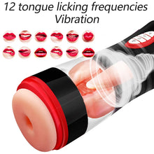 Load image into Gallery viewer, Deep Throat Aircraft Cup Men's Intelligent Speech Warming Foreign Trade Vibration Masturbation Adult Sex Products Issuing