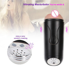 Load image into Gallery viewer, Full Automatic Airplane Cup Male Masturbator Penis Exerciser Intelligent Pronunciation Airplane Cup Sex Toy Wholesale