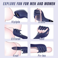 Load image into Gallery viewer, “God's right hand” – vibration function with 9 frequencies, simulated design, suitable for users with large penises.