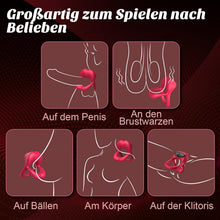 Load image into Gallery viewer, Vibrating Cock Ring Couples Sex Toys, Penis Ring Male Vibratar Toys with Clitoris Stimulate, Cockring with 10 Vibrations Sex Toýs for Man Couples