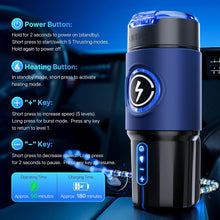 Load image into Gallery viewer, 5X Smooth Thrusting Automatic Heating Male Stroker with App Control