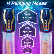 Load image into Gallery viewer, Male Sex Toys Penis Pump - Voice Control Penisp Pump with Cock Ring &amp; Pocket Pussy, Male Masturbator 4 Sucking &amp; 4 Pumping, Penis Extender Sex Toy Cock Pump, Dick Pump Penis Enlarger Sex Toýs for Man